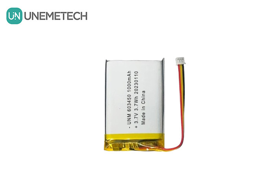 3.7V 1000mAh 603450 wiederaufladbare Lipo-Batterie mit hoher Kapazität für RC-Autos