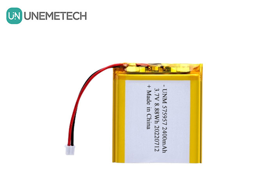 3.7V 2400mAh wiederaufladbare Li-Ionen-Polymerbatterie 575957 für elektronische Waagen