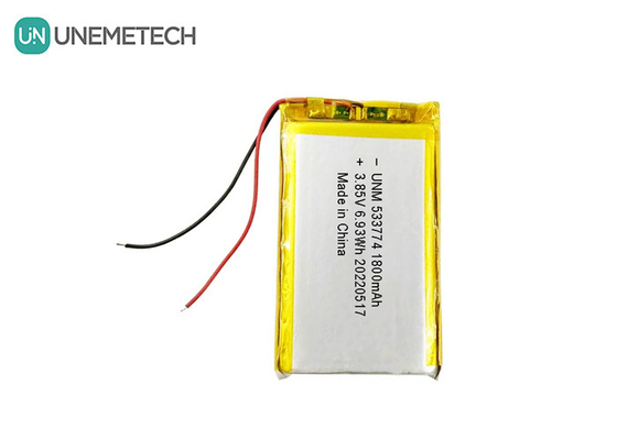 Hochspannung LiPo-Batterie 3,85V 1800mAh 533774 Wiederaufladbare Batterie für kleine Roboter