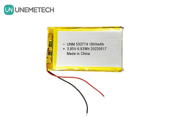 Hochspannung LiPo-Batterie 3,85V 1800mAh 533774 Wiederaufladbare Batterie für kleine Roboter