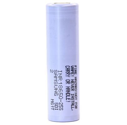 Samsung 25S 18650 2500mAh 20A Batterie 3.6V Zylindrische Lithium-Ionenzelle INR18650-25S