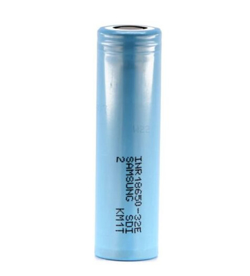 Samsung 32E 18650 3200mAh 6.4A Batterie 3.65V Zylindrische Lithium-Ionenzelle INR18650-32E