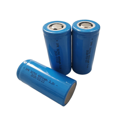 LiFePO4 32700 3.2V 6000mAh LFP-Batterie Zyklindrische Lithium-Eisen-Phosphorat-Batterie