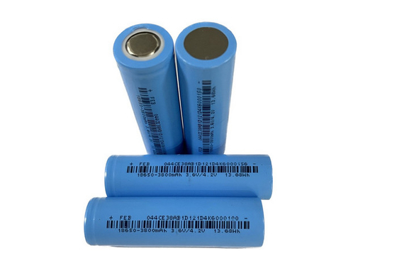 Hochkapazität 18650 Batterie 3800mAh 4000mAh 3.6V Zylindrische Lithium-Ionen-Wiederaufladungszelle