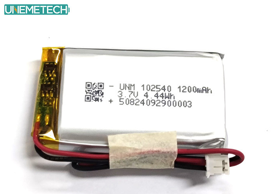 1200mAh 2C Lithium-Polymer-Schnellladebatterie 3.7V 102540 für Medizinprodukte