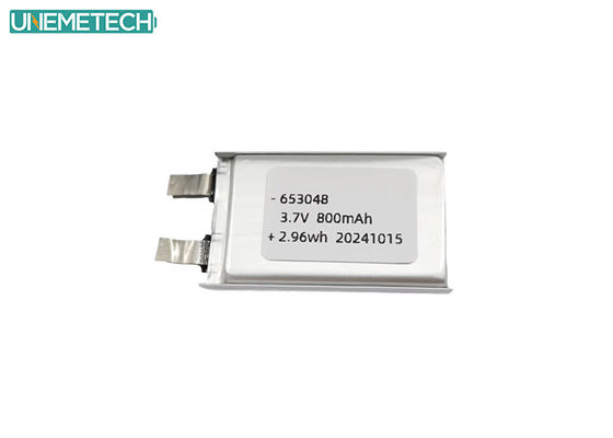 Qualität 20C LiPo-Batterie mit hoher Entladungsrate 653048 3,7V 800mAh für RC-Flugzeug Fabrik