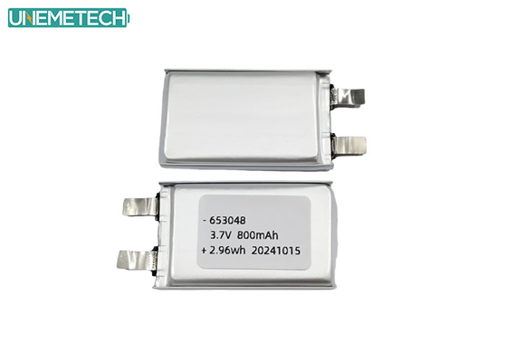 20C hohe Entladung 3.7V 800mah Lipo-Batterie 653048 für RC Flugzeug