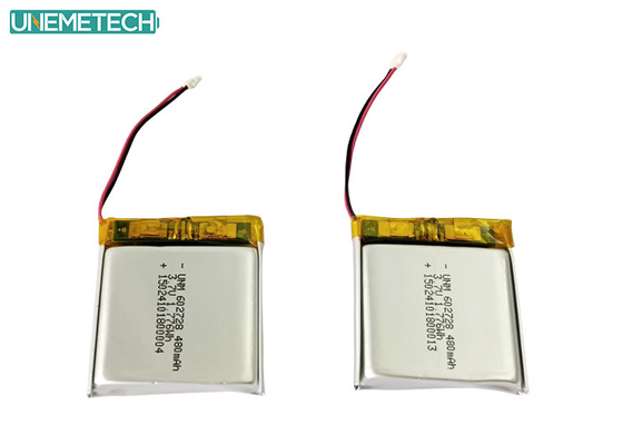 3.7V 480mAh 602728 Wiederaufladbare Li-Ionen-Polymer-Batterie für Mini-Recorder