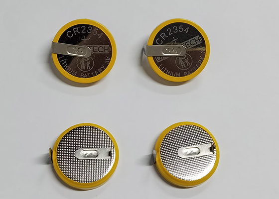 CR2354 3V Knopfbatterie 560mAh Primär-Lithium-Batterie mit Löten-Tags für Reiskocher