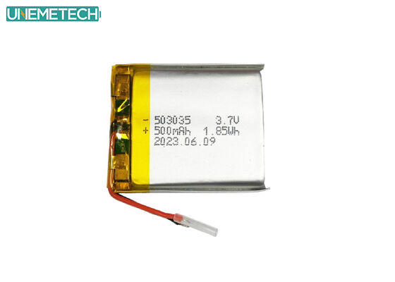 Qualität 500 mAh Lithium-Polymer-Akku 503035 3,7 V LiPo-Akku für tragbare Elektronik Fabrik