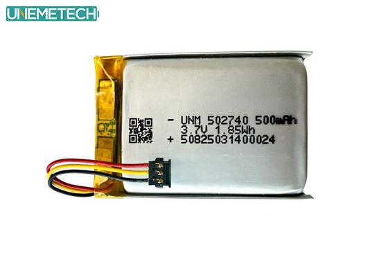 Qualität 3,7 V 500 mAh Lithium-Polymer-Akku 502740 LiPo-Akku für Hörgeräte-Ladekoffer Fabrik