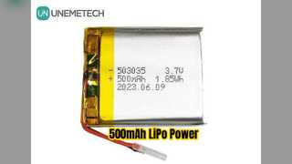 500 mAh LiPo-Akku, 3,7 V, tragbare Elektronik